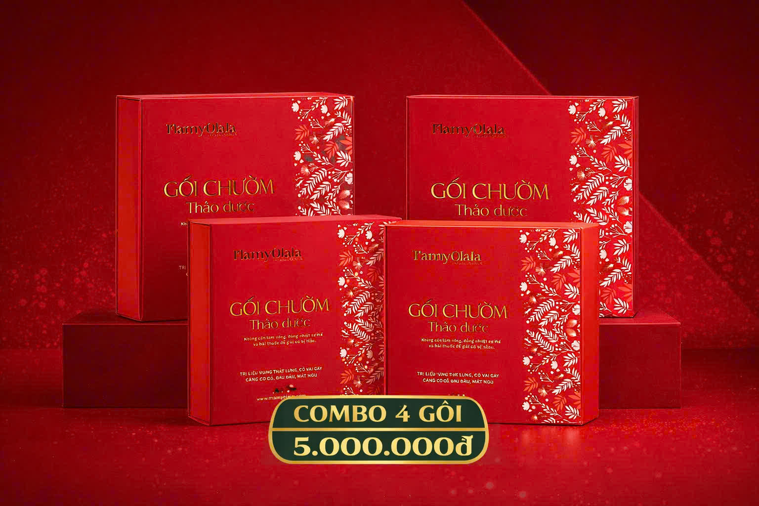 Combo Gối Chườm Thảo Dược - 04 chiếc